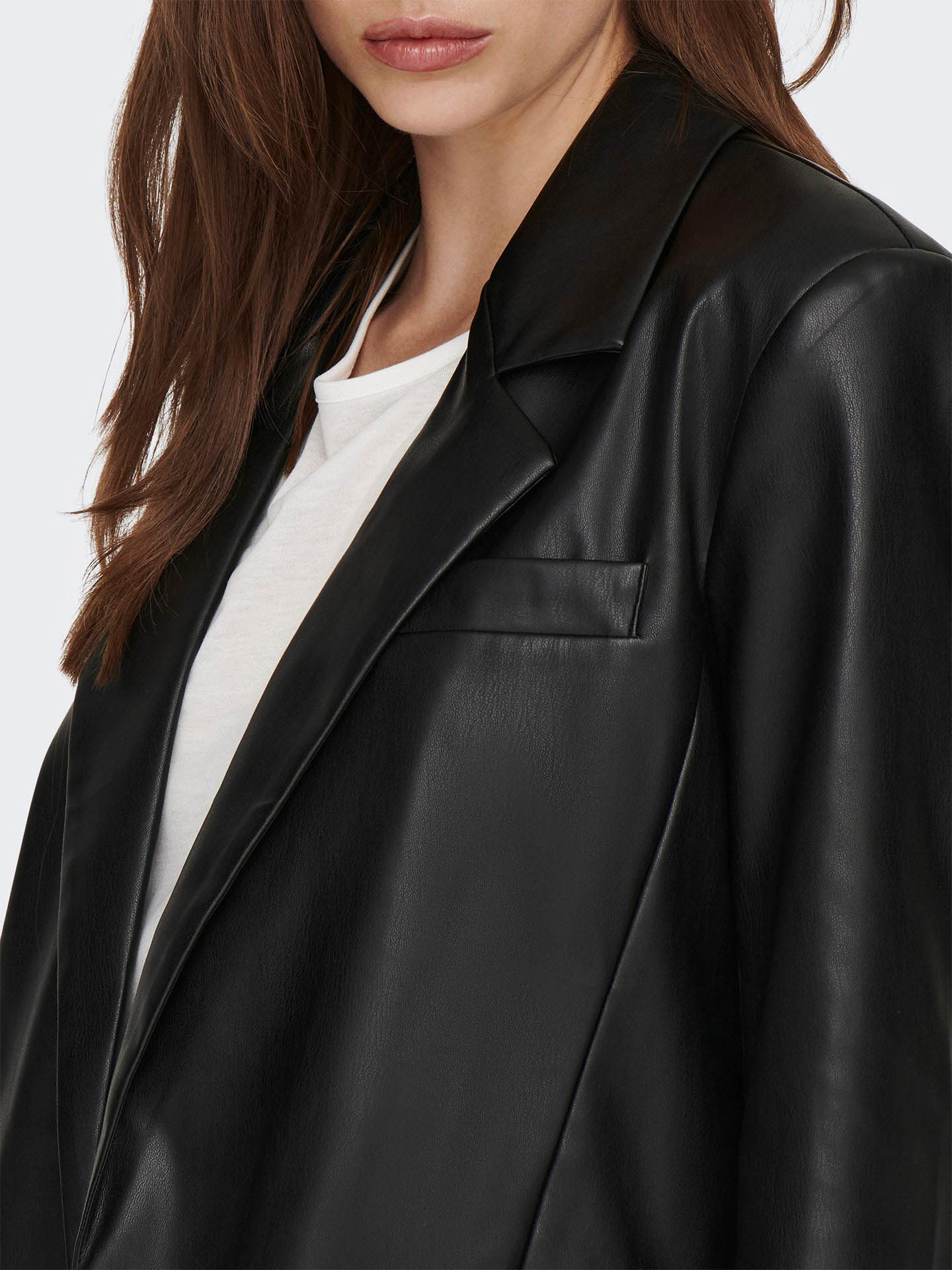 Blazer Efeito Pele