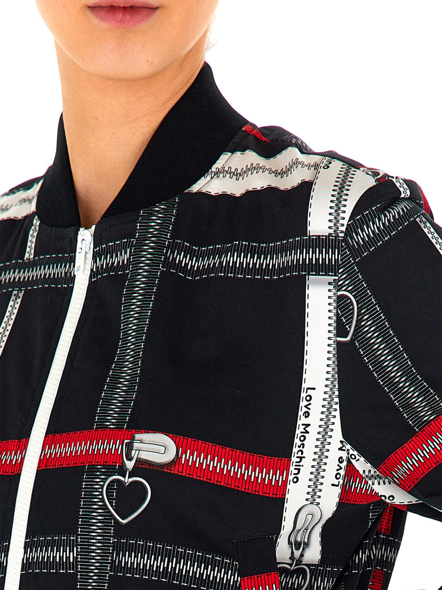 Bomber Jacket com Padrão