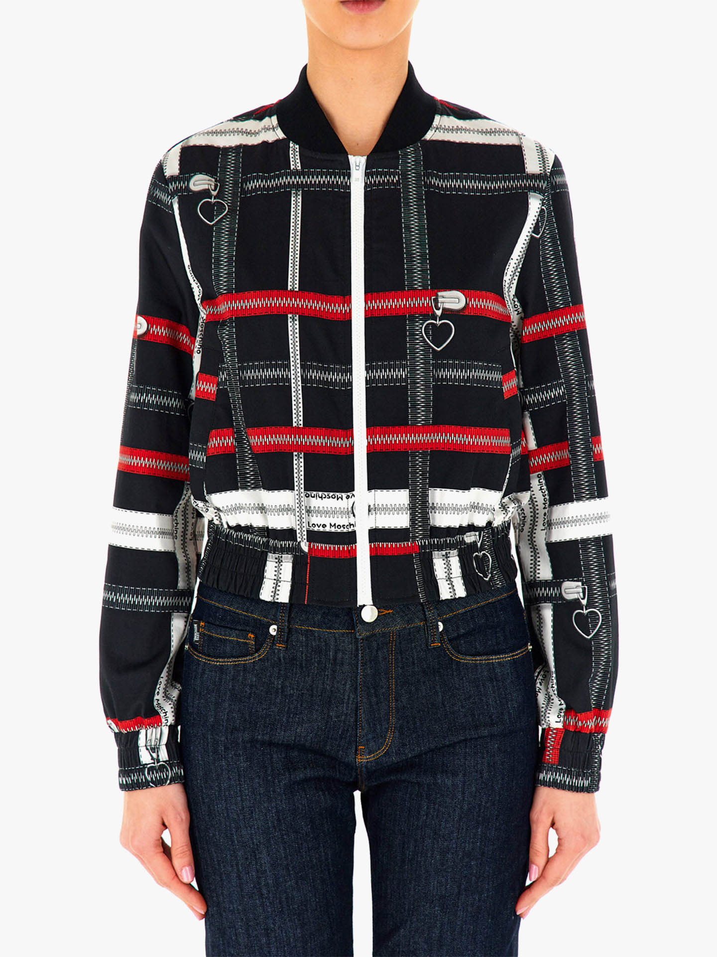 Bomber Jacket com Padrão