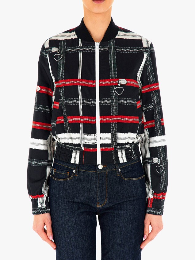 Bomber Jacket com Padr�o