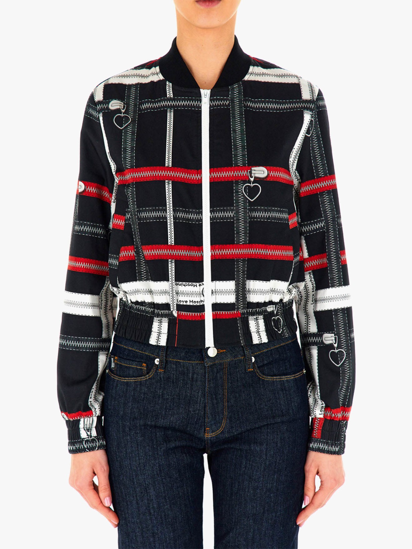 Bomber Jacket com Padrão