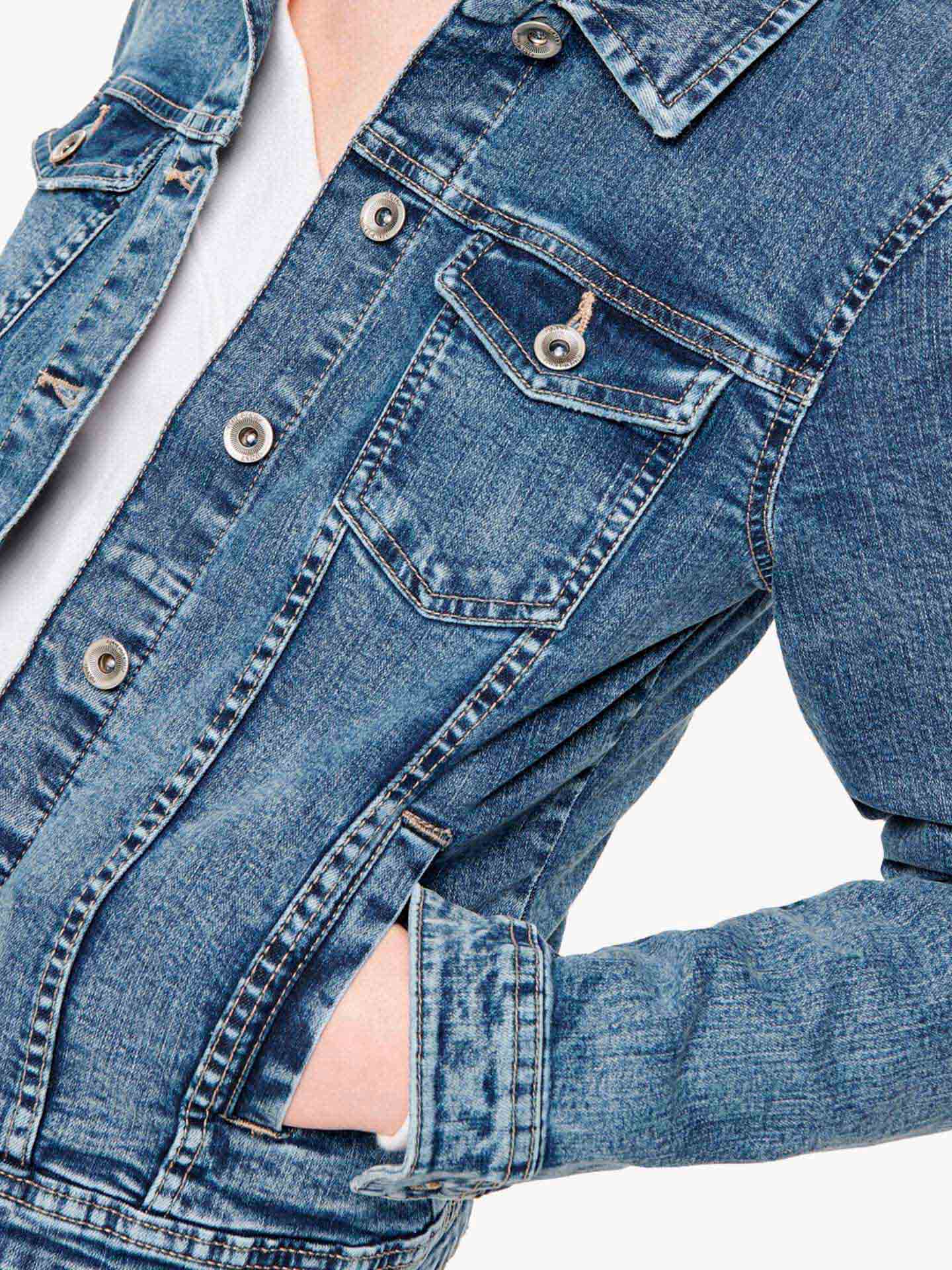 Blusão de ganga básico