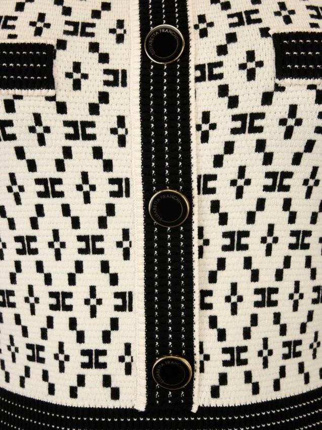 Vestido Midi com Padrão