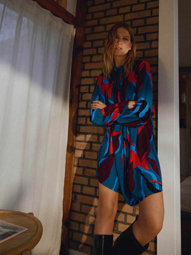 Vestido com Padr�o