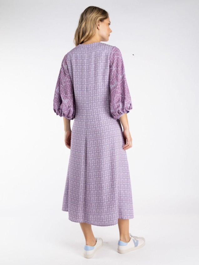 Vestido com Padrão