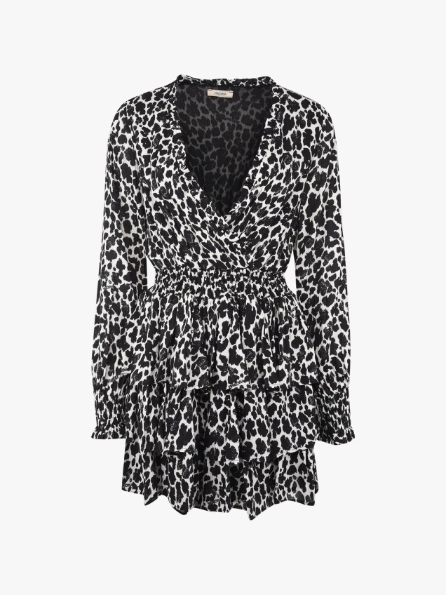 Vestido Midi com Padrão