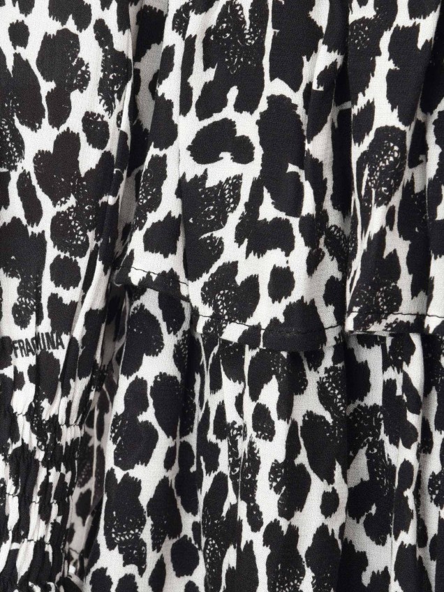 Vestido Midi com Padrão