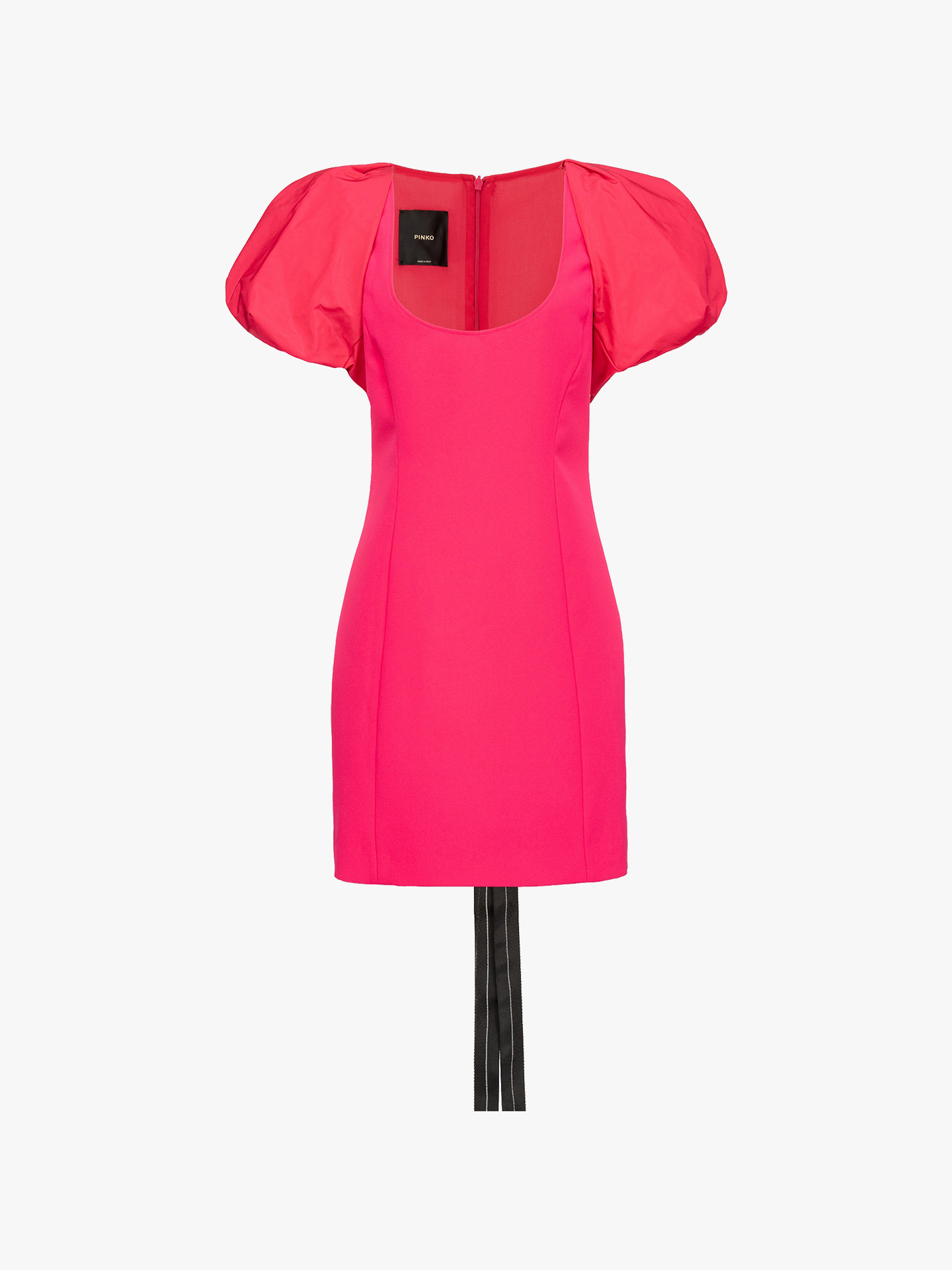 Mini Vestido com Manga Abalonada