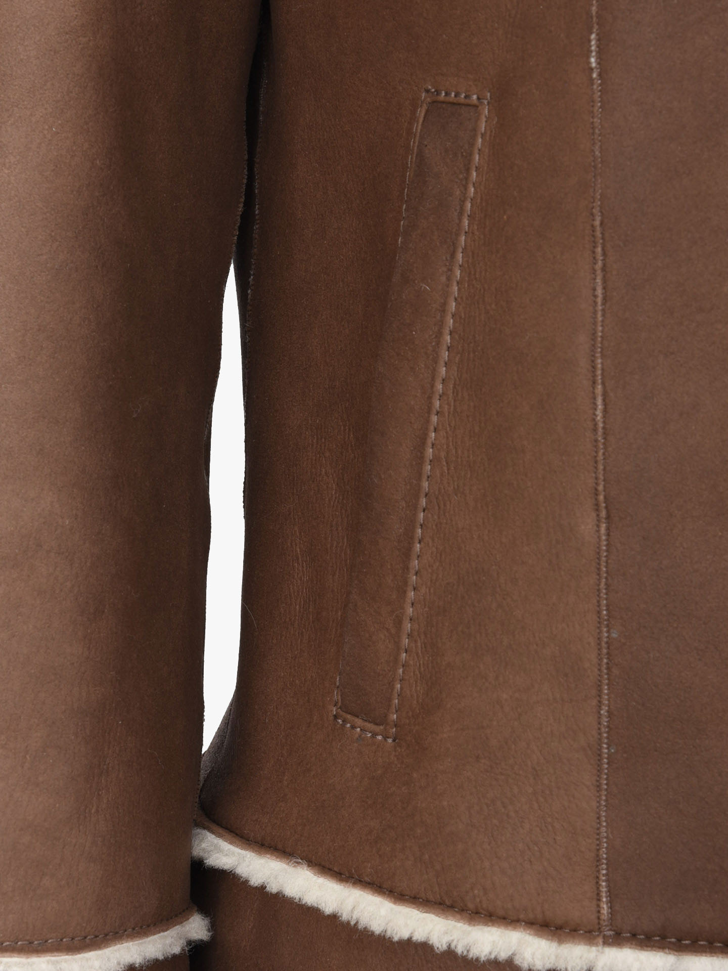 Double Face em Pele com Capuz