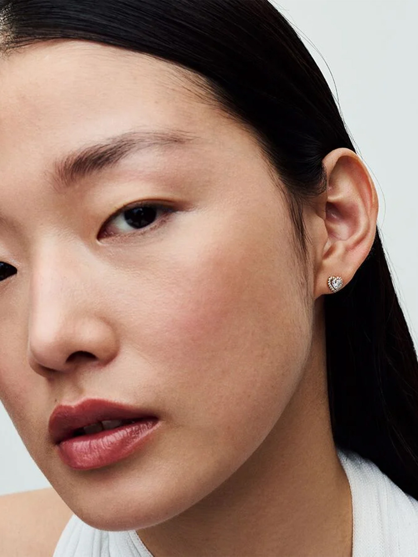 Brincos Sparkling Elevated Heart