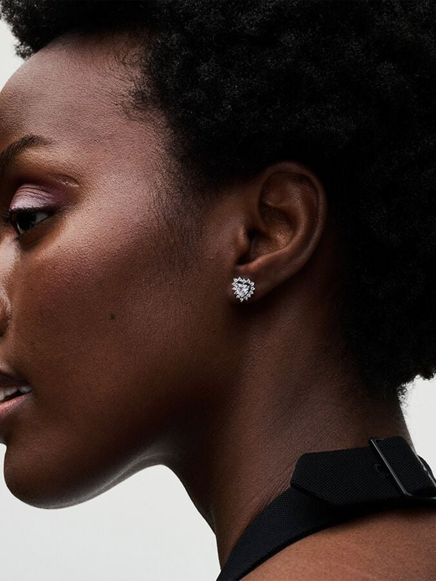 Brincos Sparkling Heart Halo