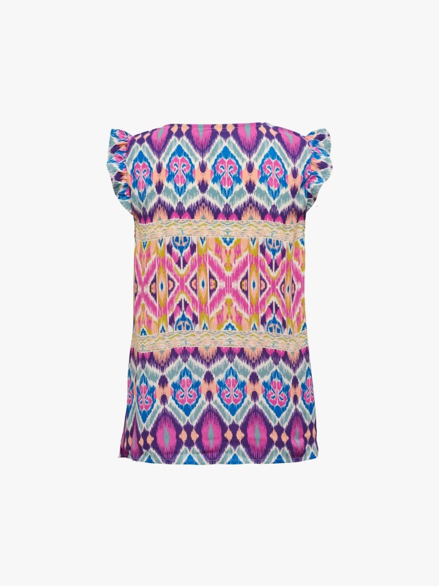 T-Shirt com Padrão