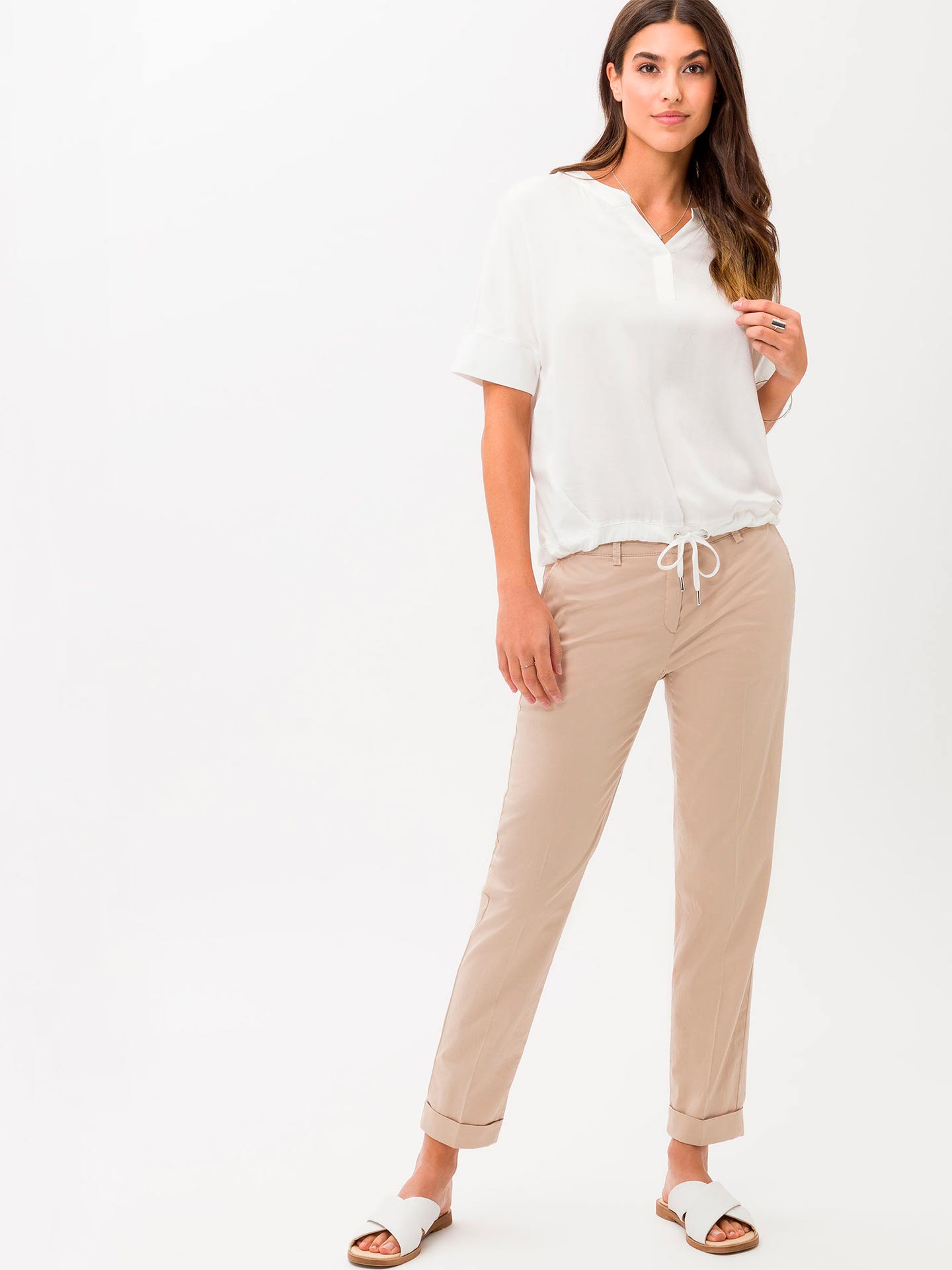 Calças Straight Fit