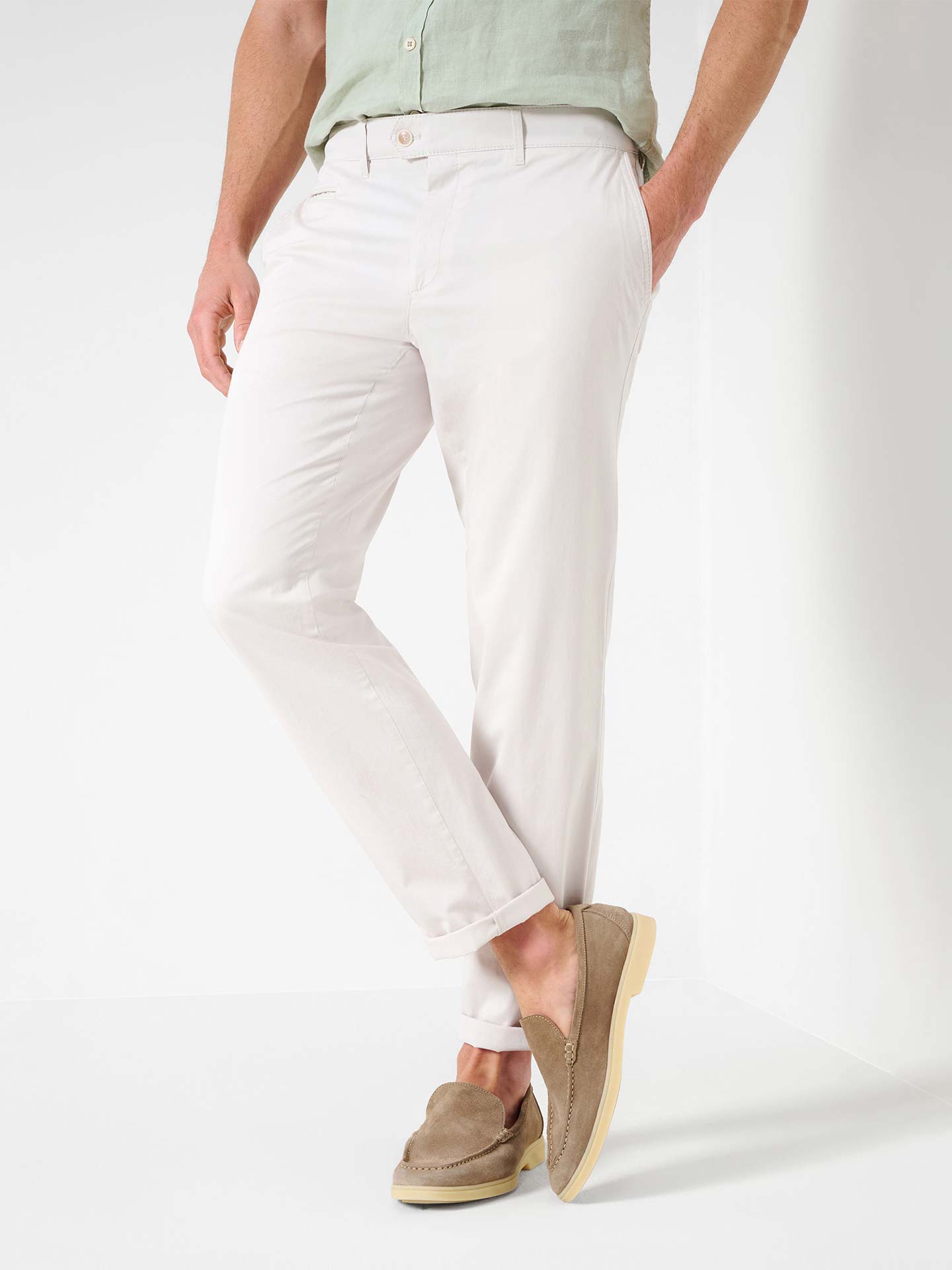 Calças Straight Fit