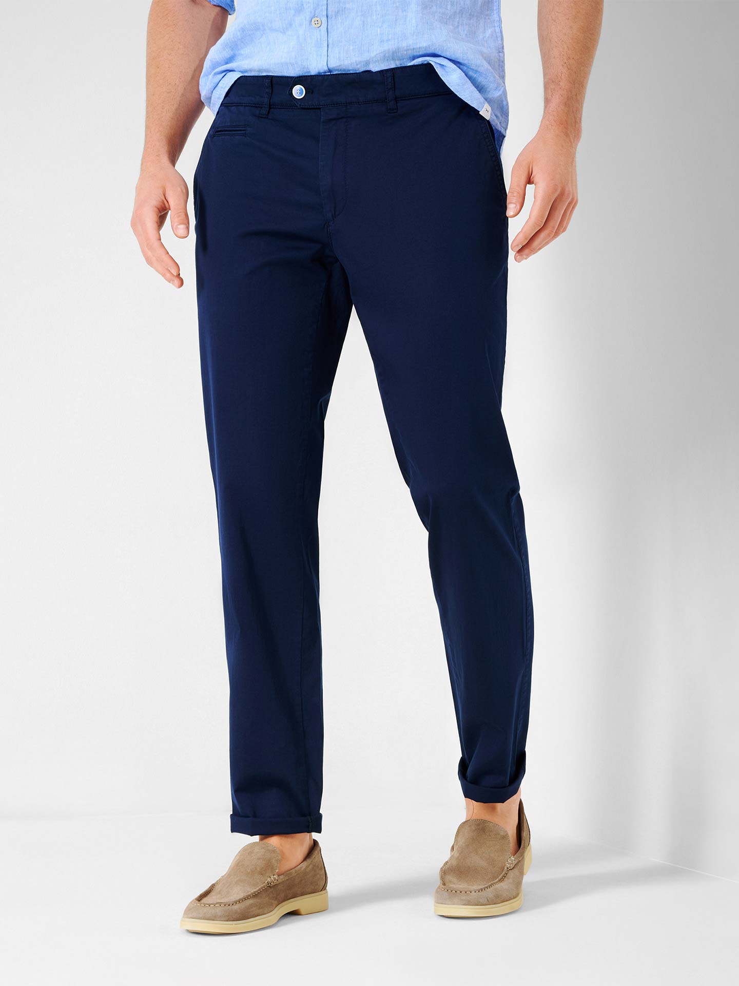 Calças Straight Fit