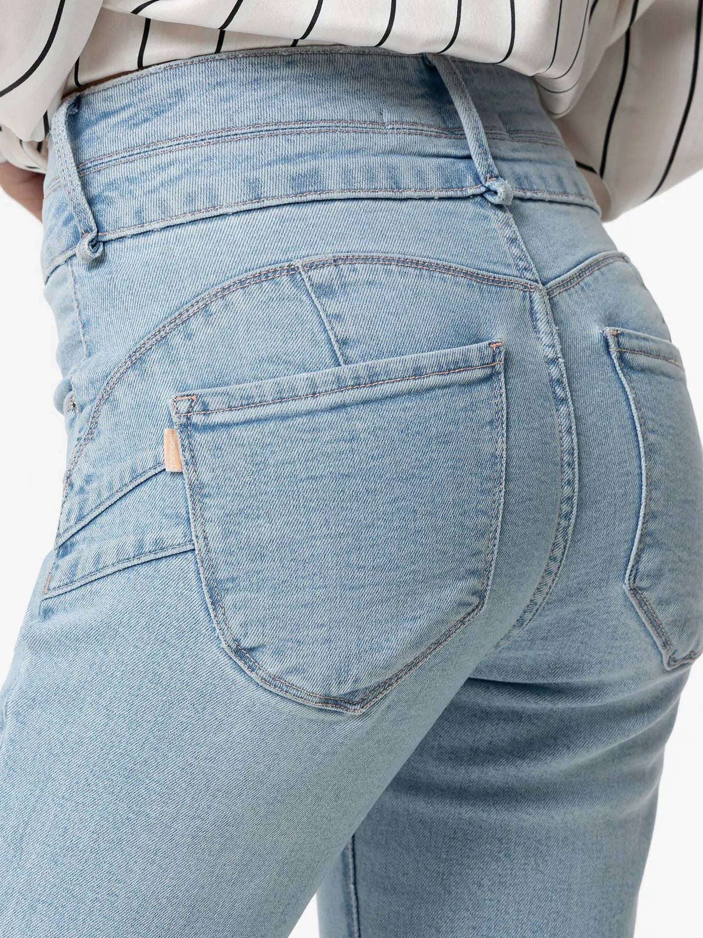 Calças de Ganga Straight Fit