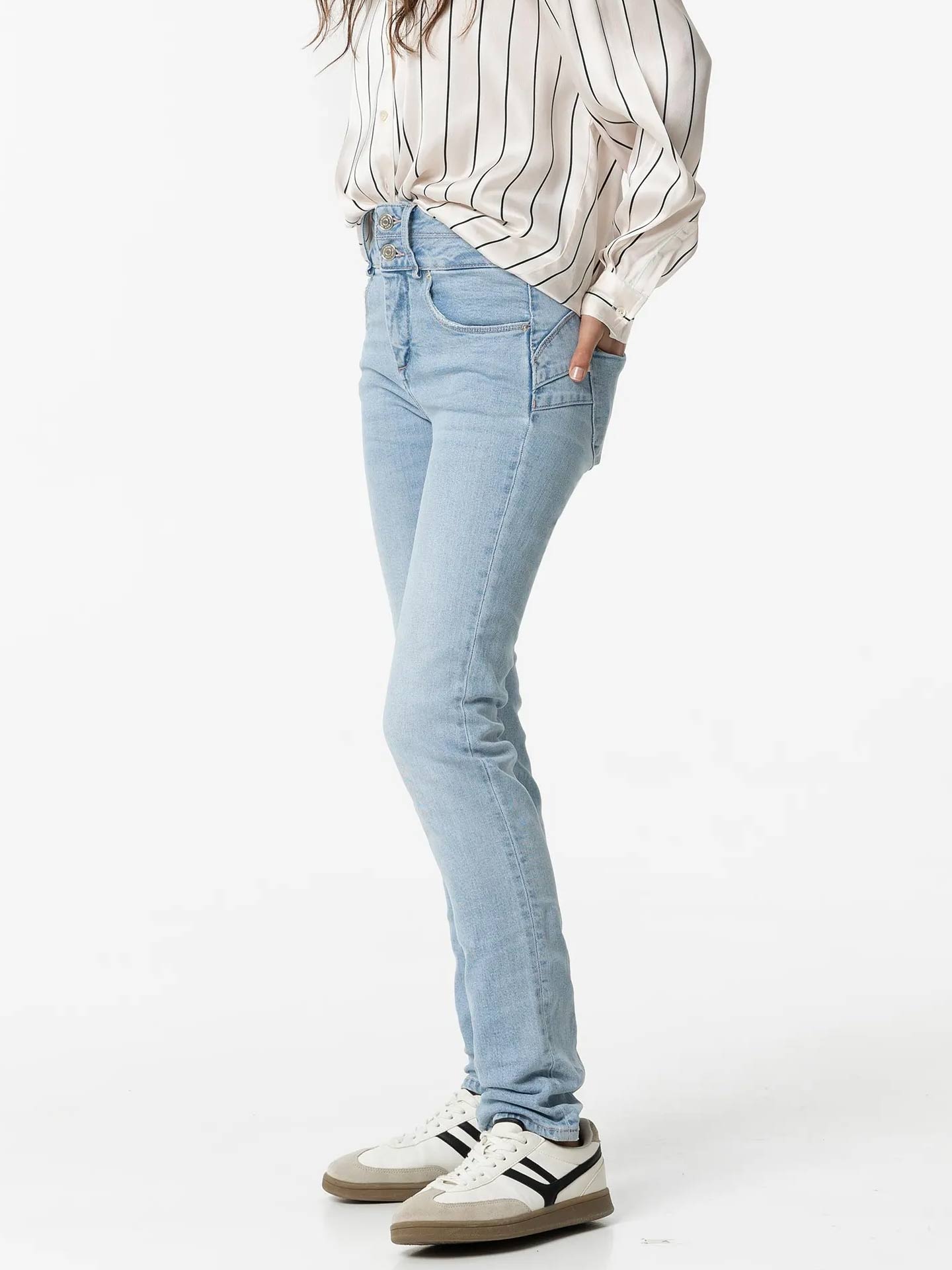 Calças de Ganga Straight Fit