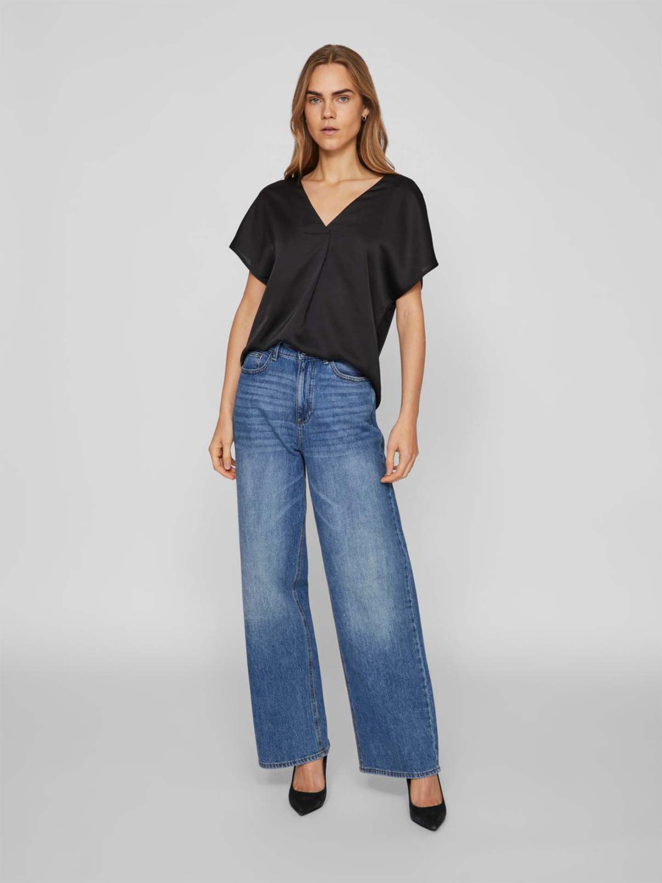 Blusa com Decote em V