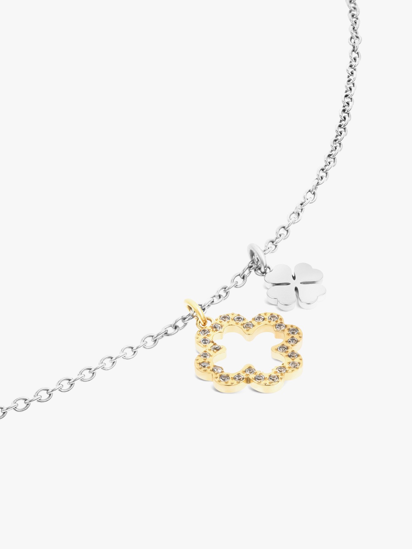 Colar Lucky Flower Crystal