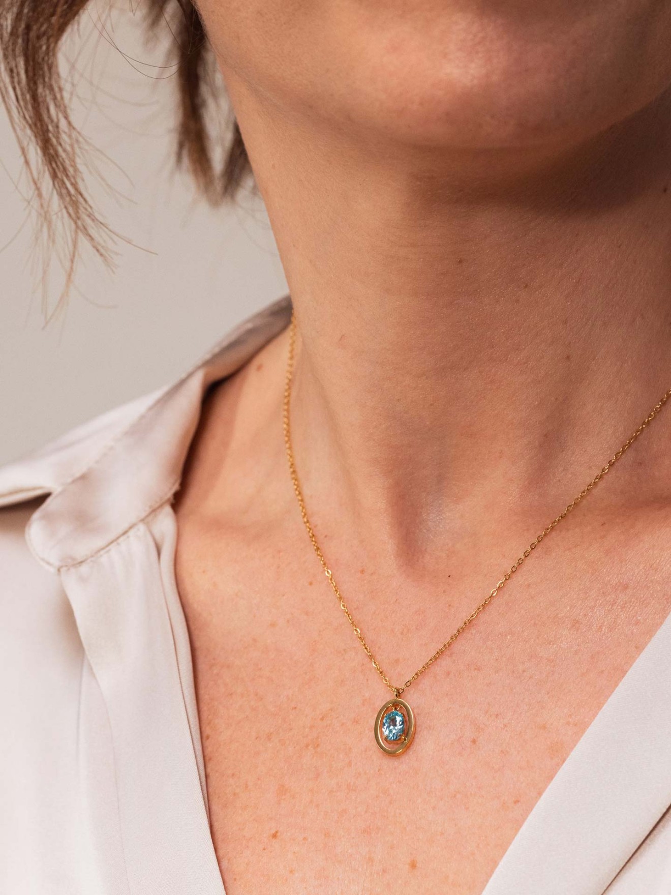 Colar Birthstone Dezembro - Felicidade