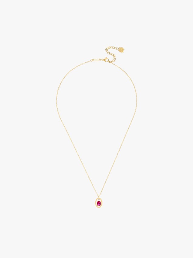 Colar Birthstone Julho - Paixão