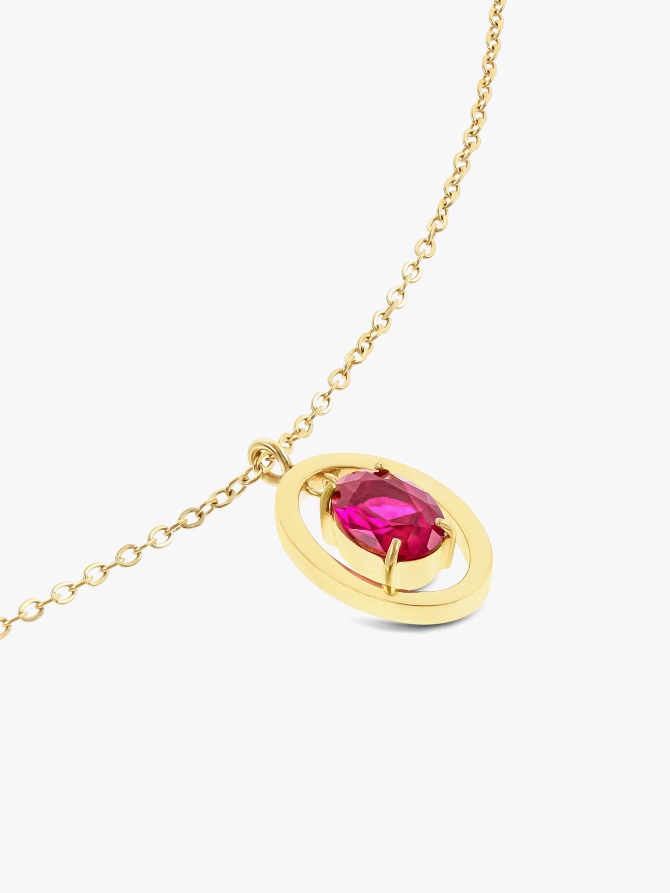 Colar Birthstone Julho - Paix�o