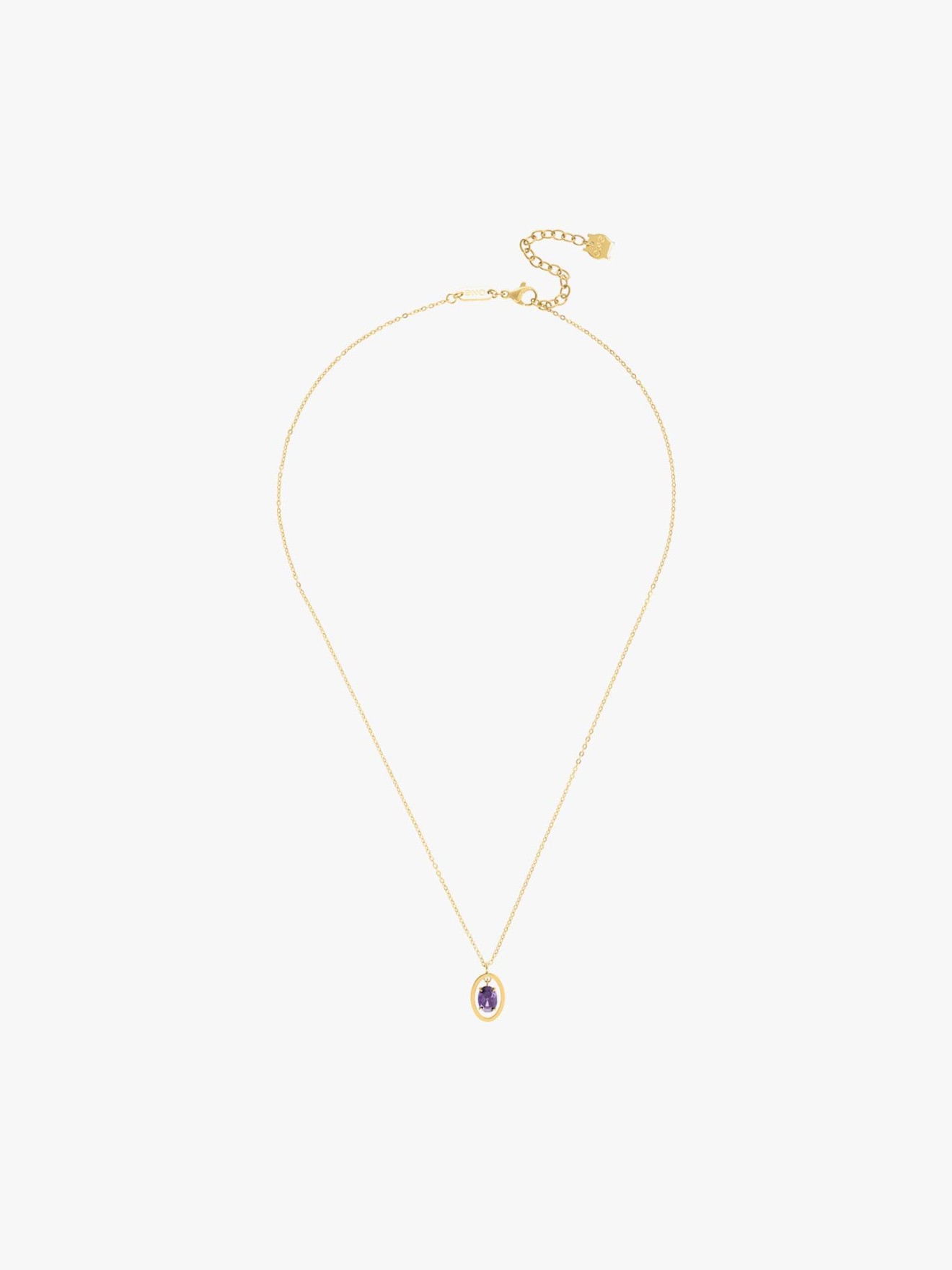 Colar Birthstone Fevereiro - Sabedoria