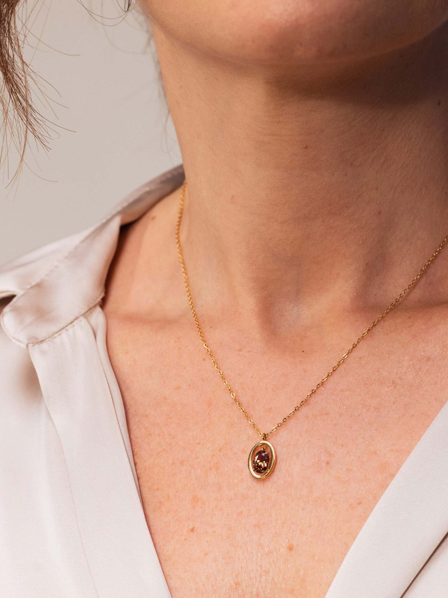 Colar Birthstone Novembro - Sucesso