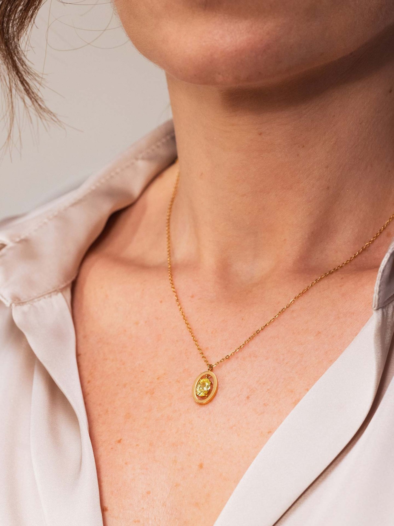 Colar Birthstone Agosto - For�a