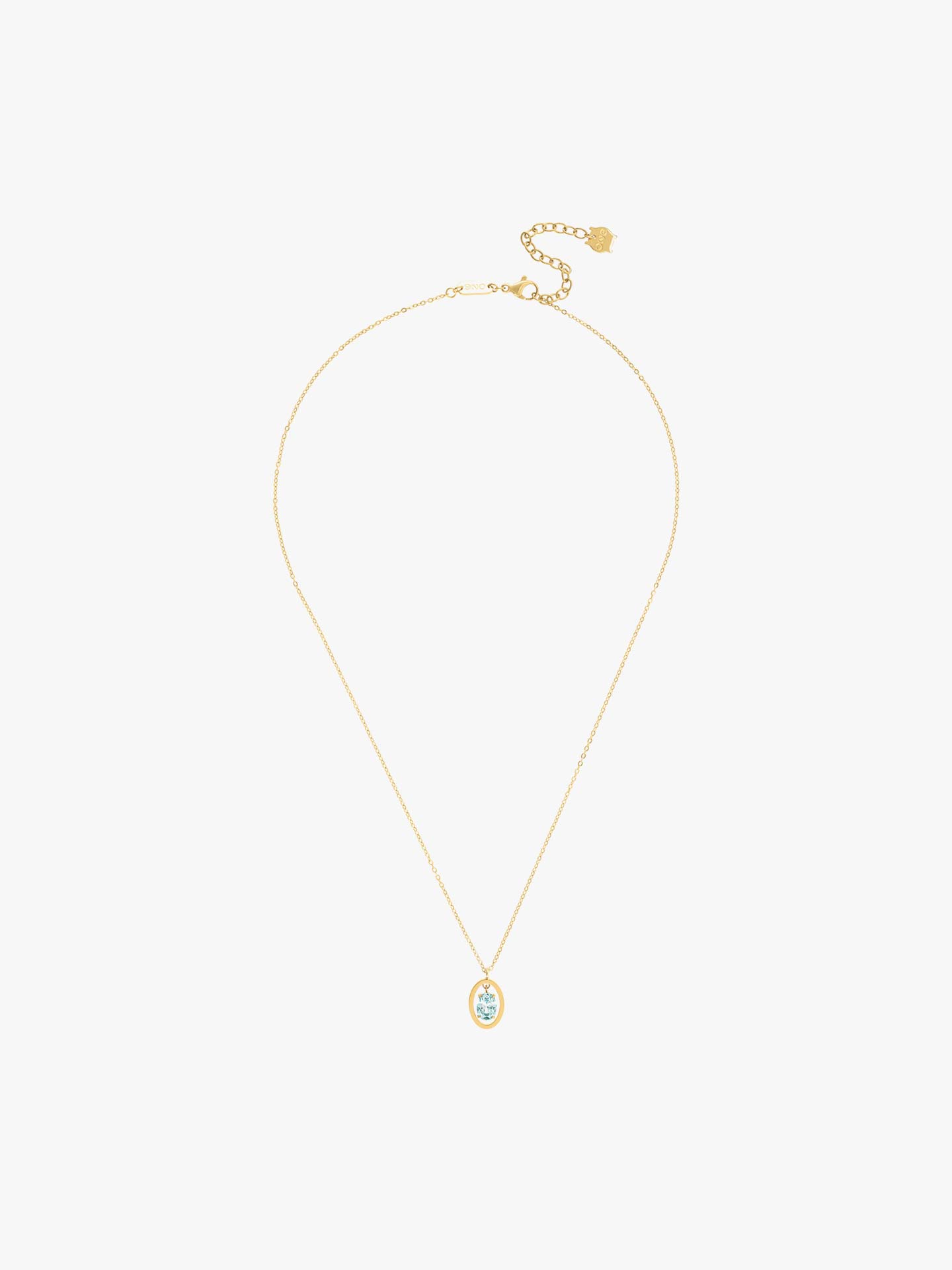 Colar Birthstone Março - Serenidade
