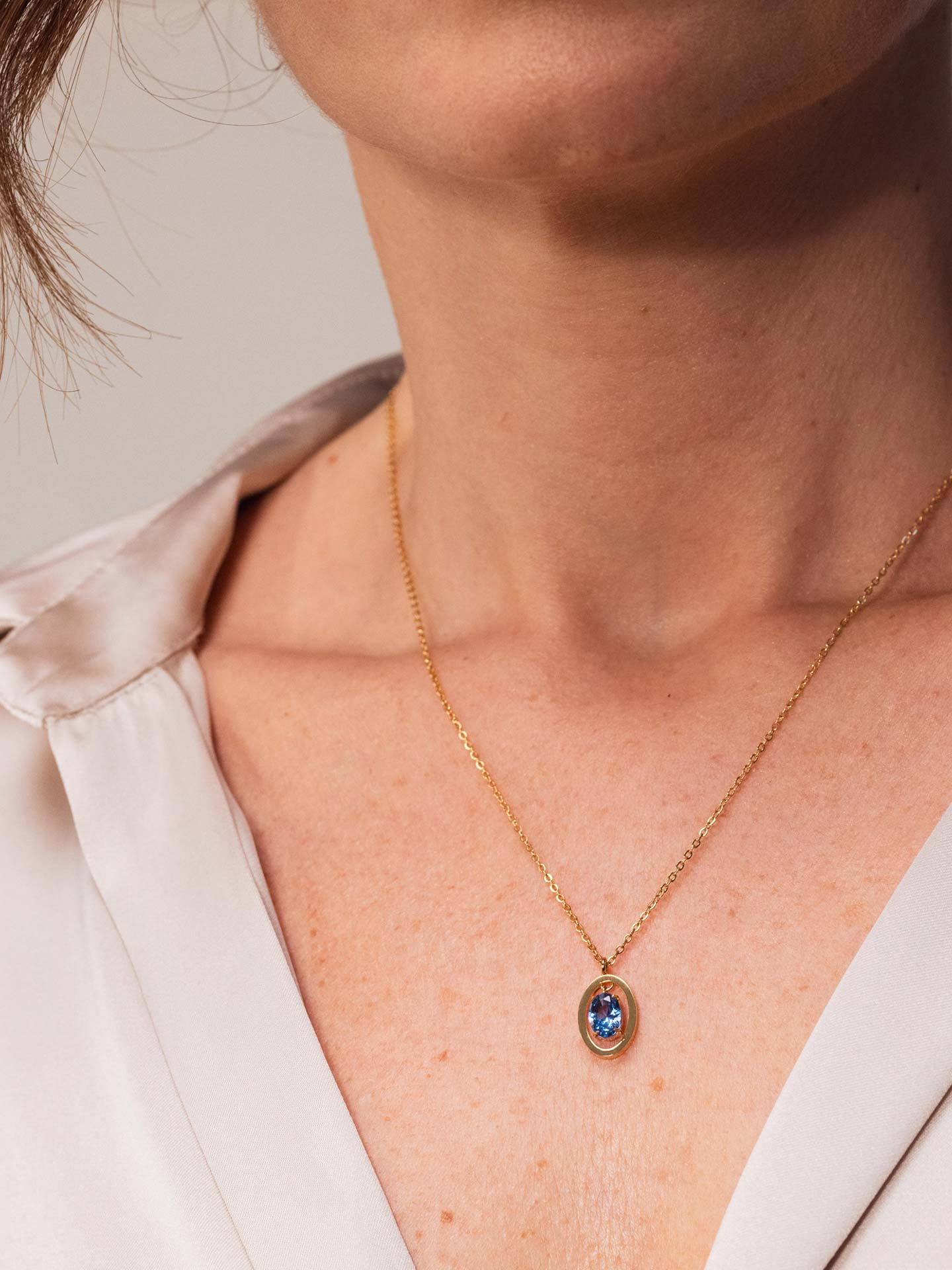 Colar Birthstone Setembro - Prosperidade