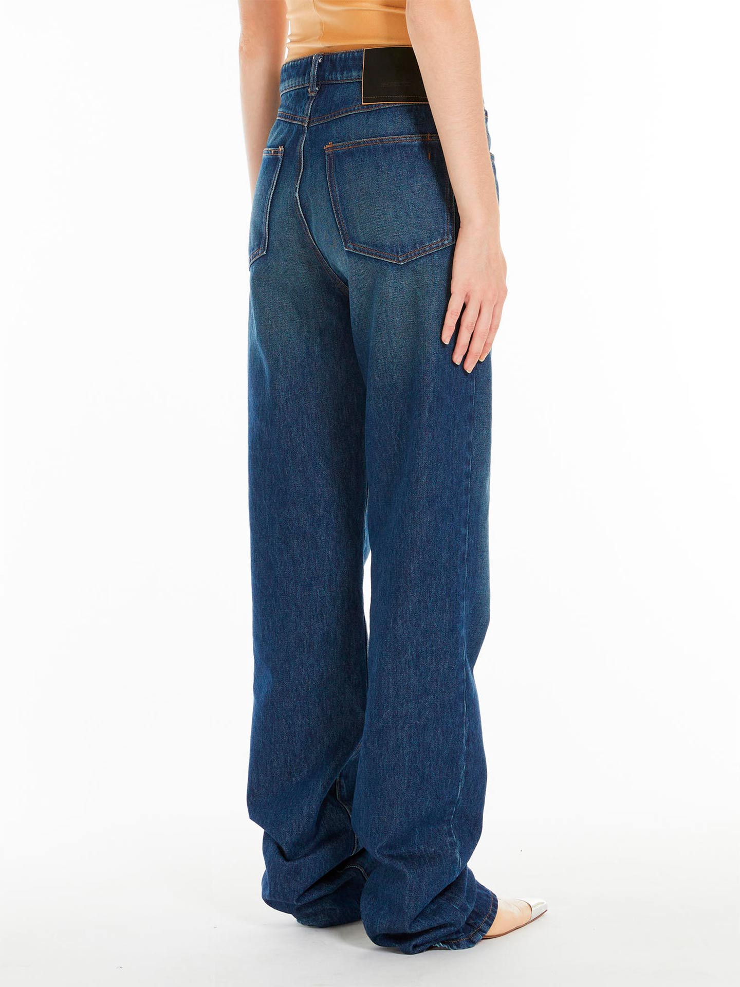 Calças de Ganga Straight Fit