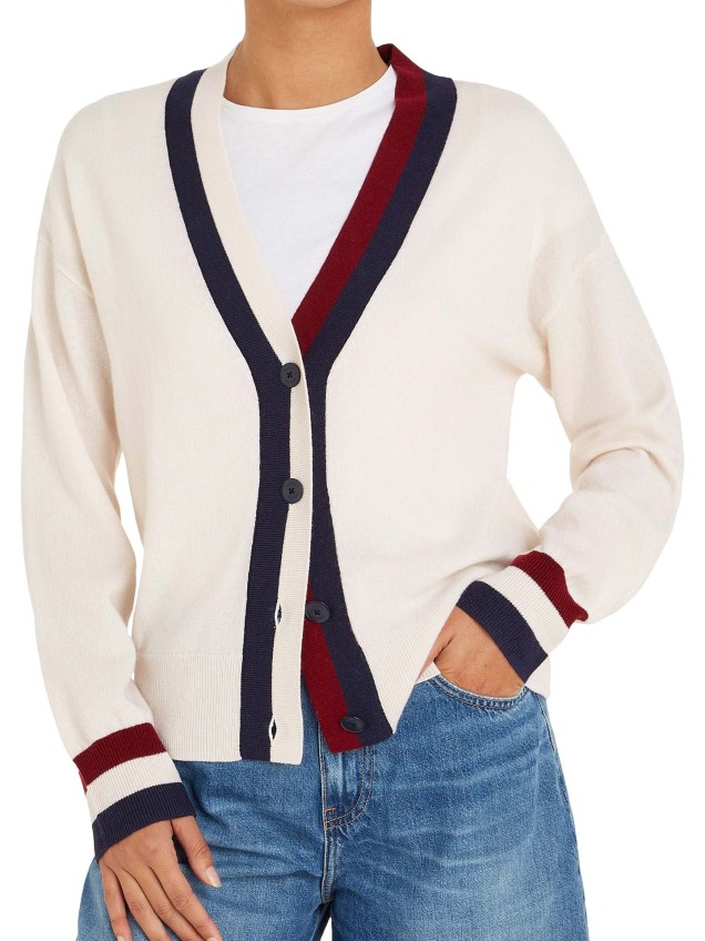 Cardigan de L� e Caxemira