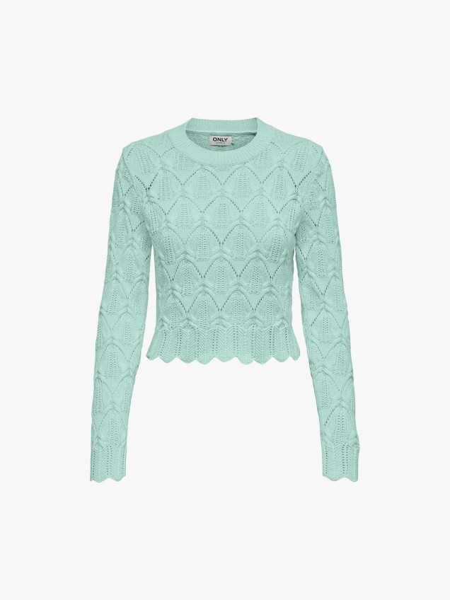 Camisola de Malha Cropped