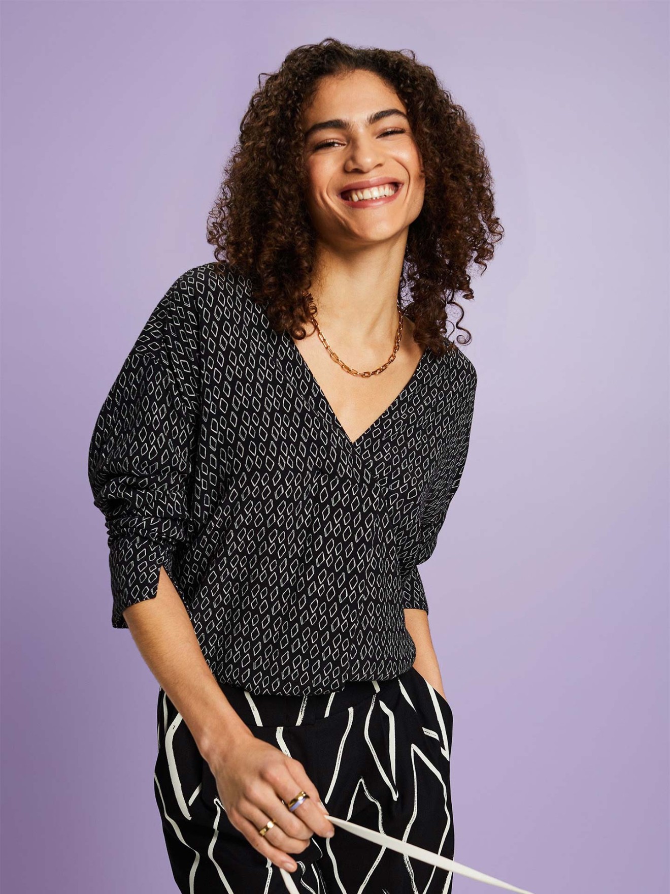 Blusa com Padr�o