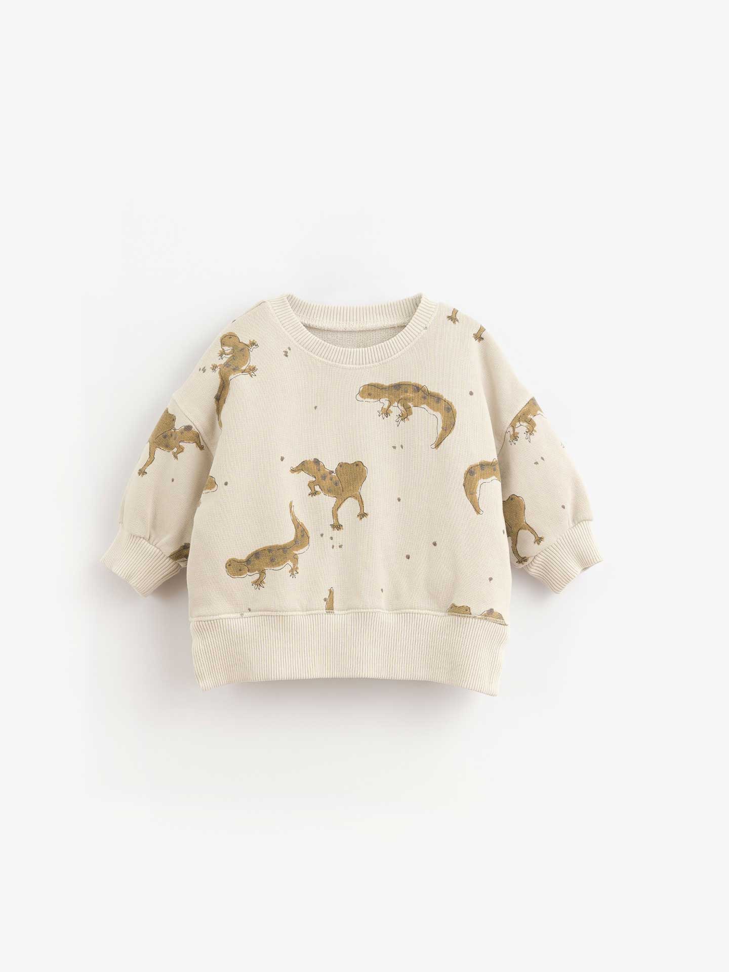 Sweatshirt com Padrão