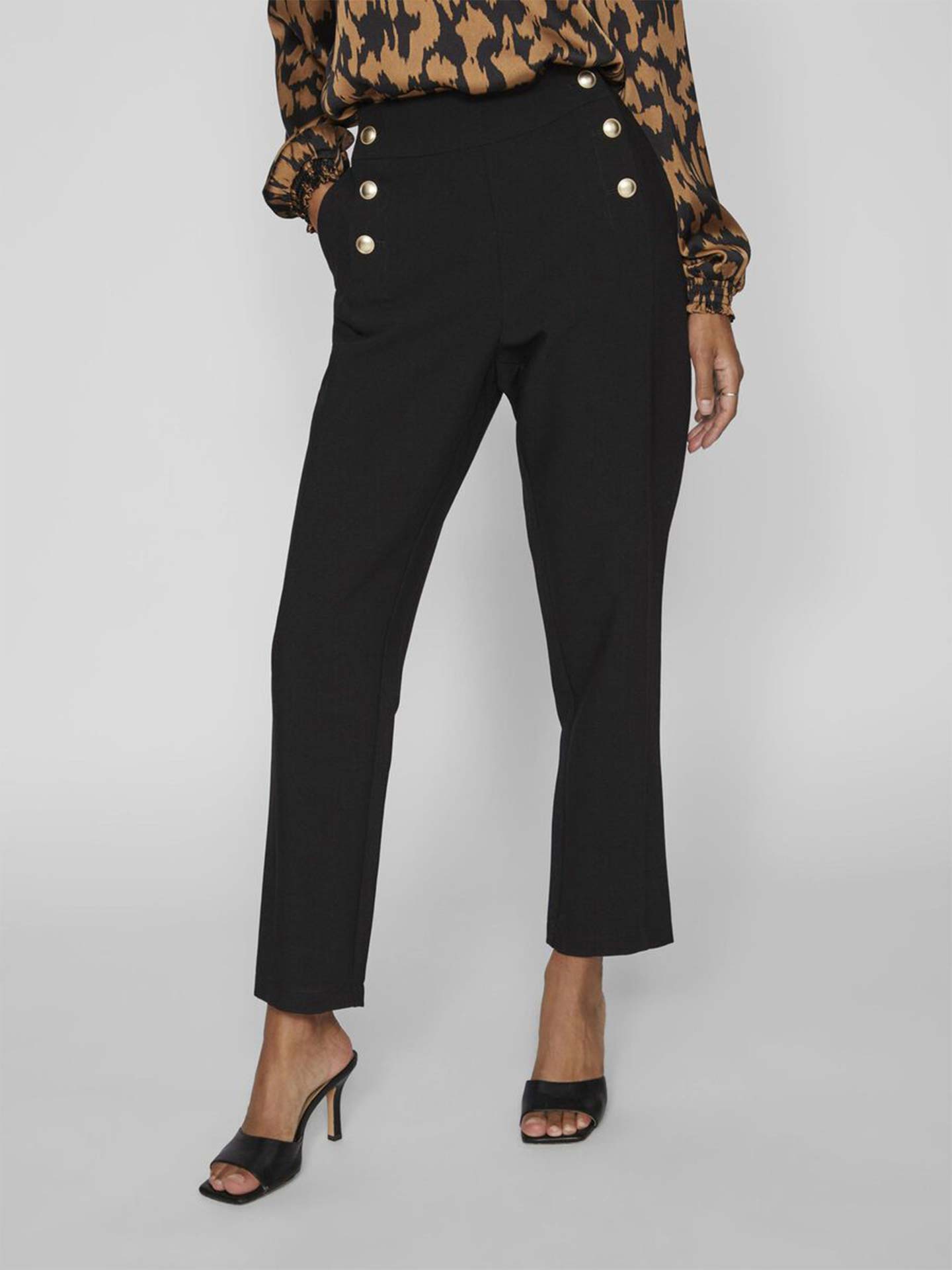 Calças Straight Fit