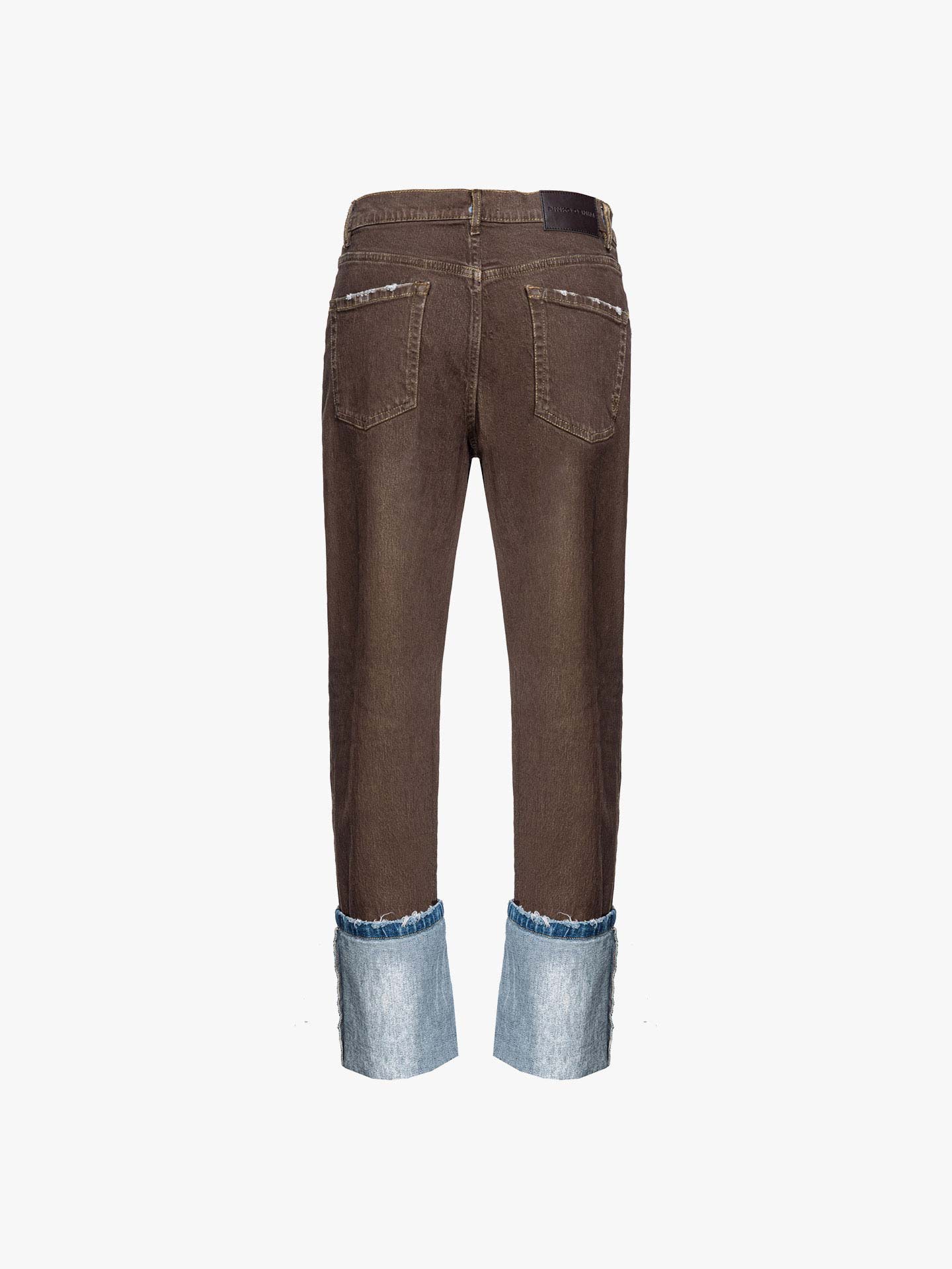 Calças de Ganga Straight Fit