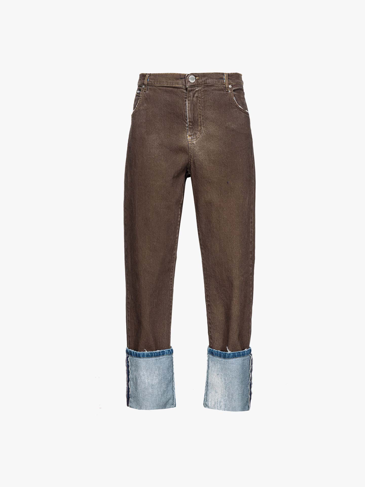 Calças de Ganga Straight Fit