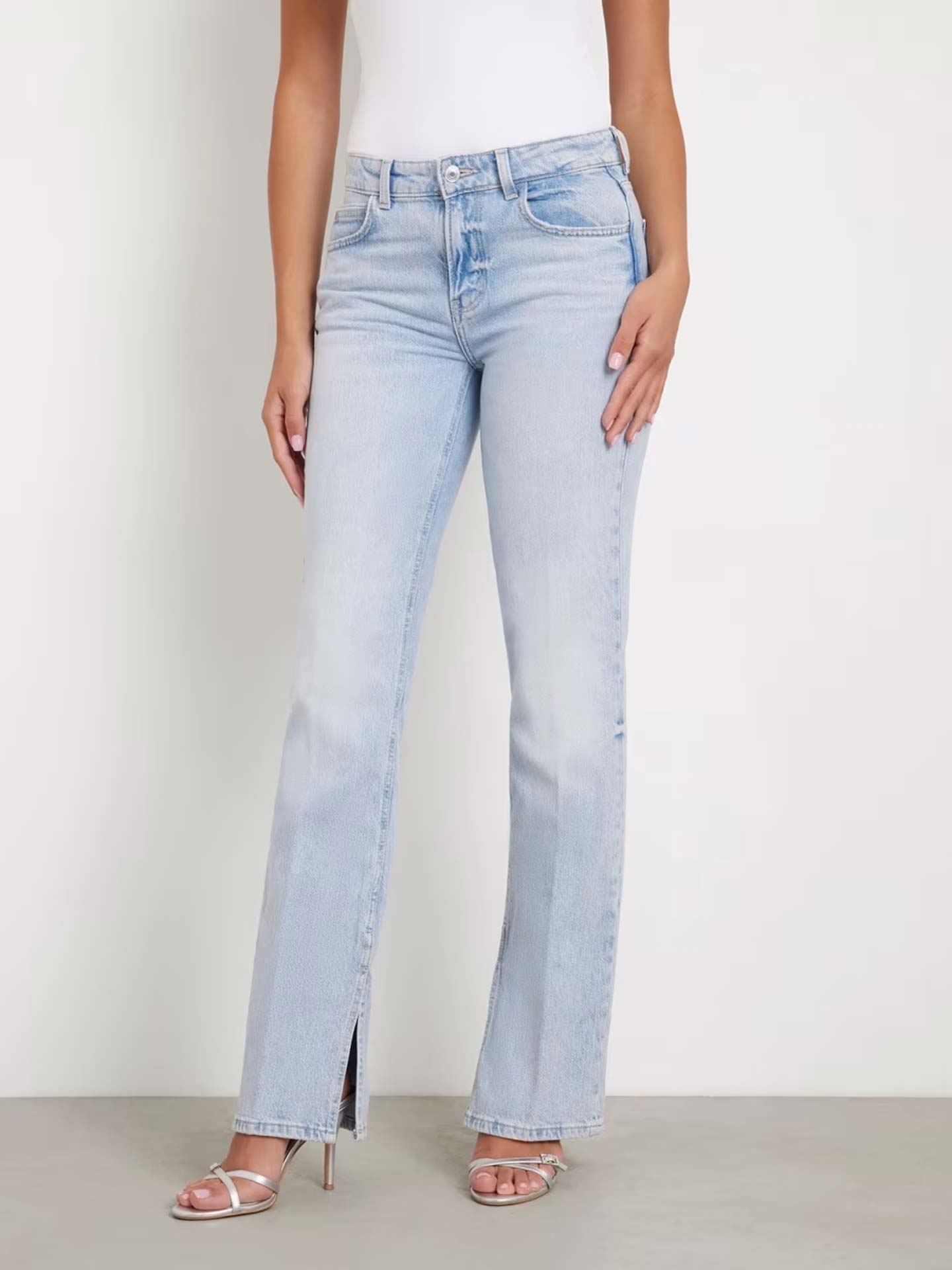 Calças de Ganga Straight Fit