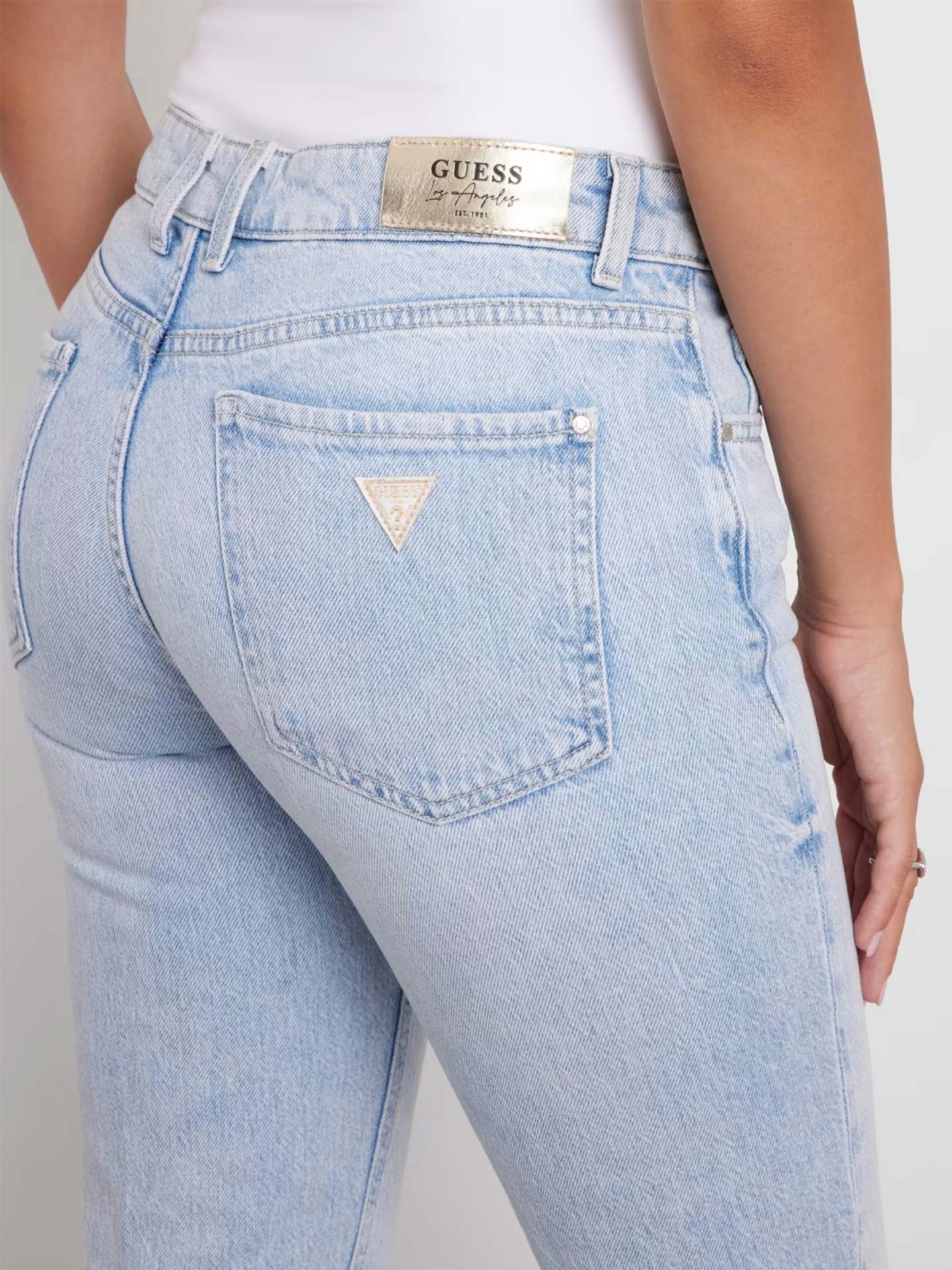 Calças de Ganga Straight Fit