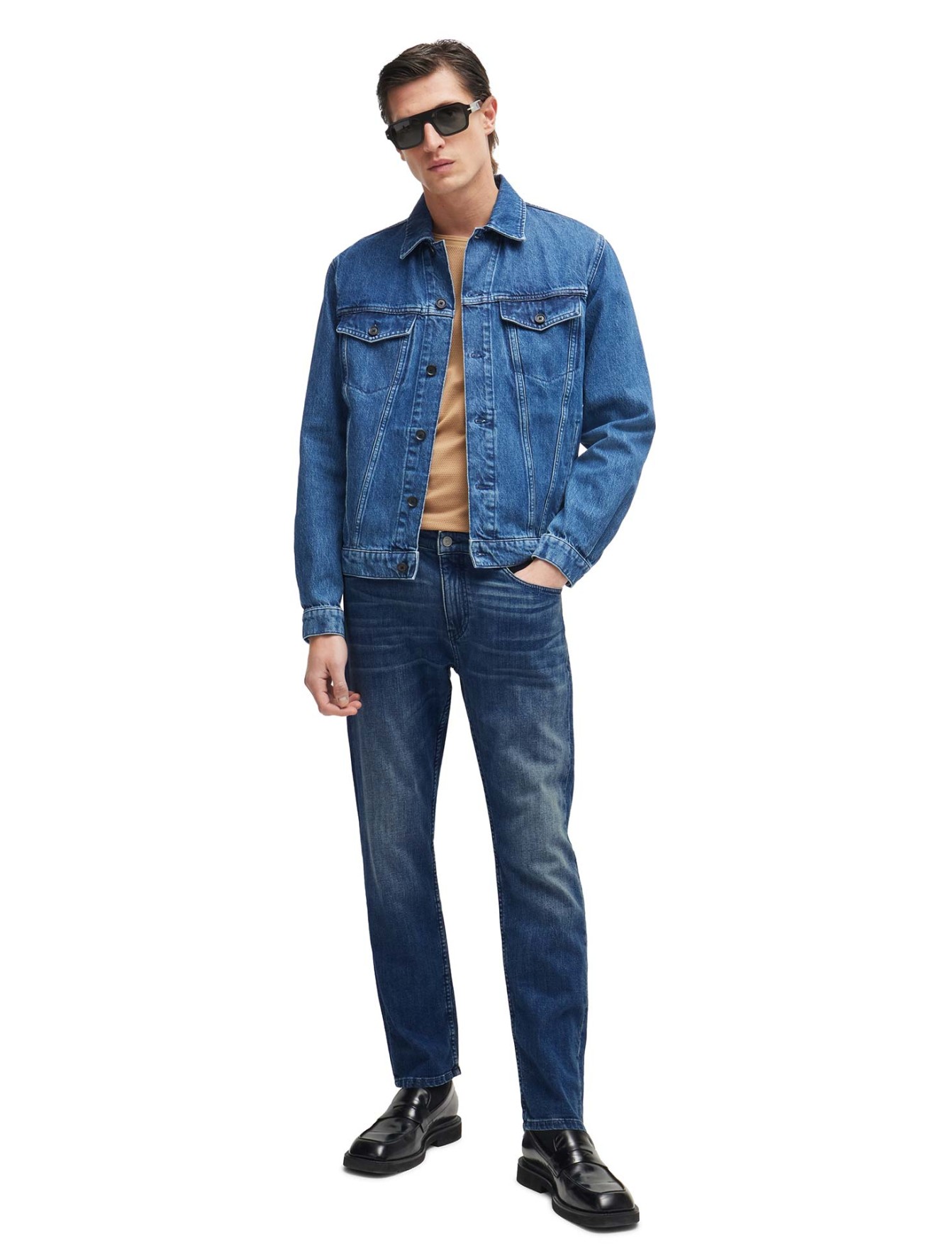 Calças de Ganga Slim Fit