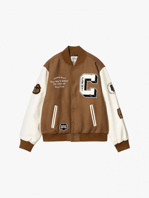 Bomber Jacket Brown Ducks