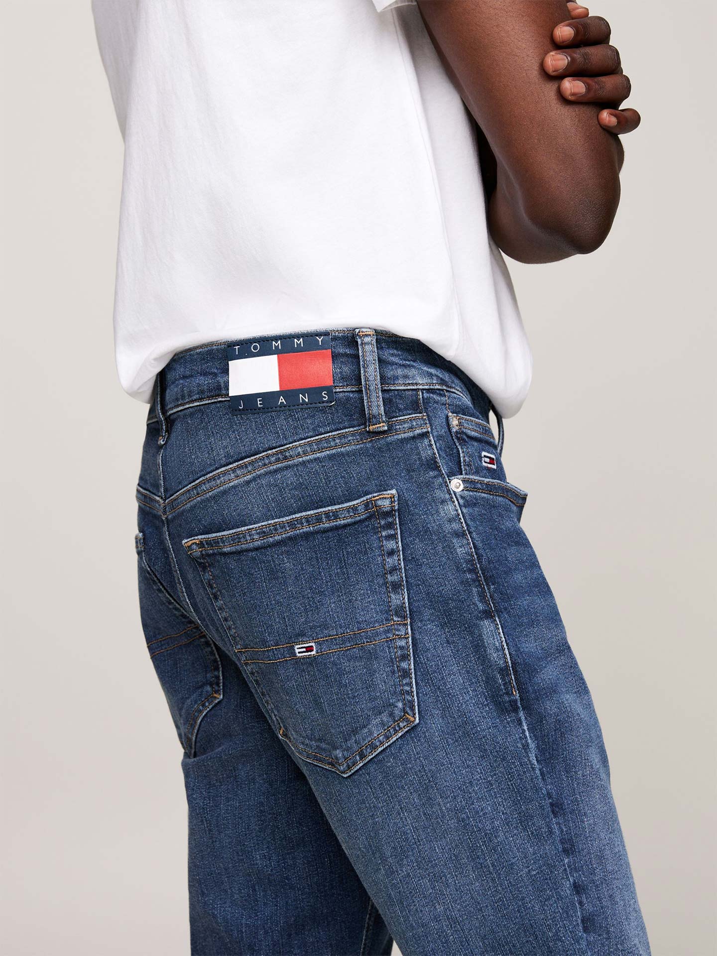 Calças de Ganga Slim Fit