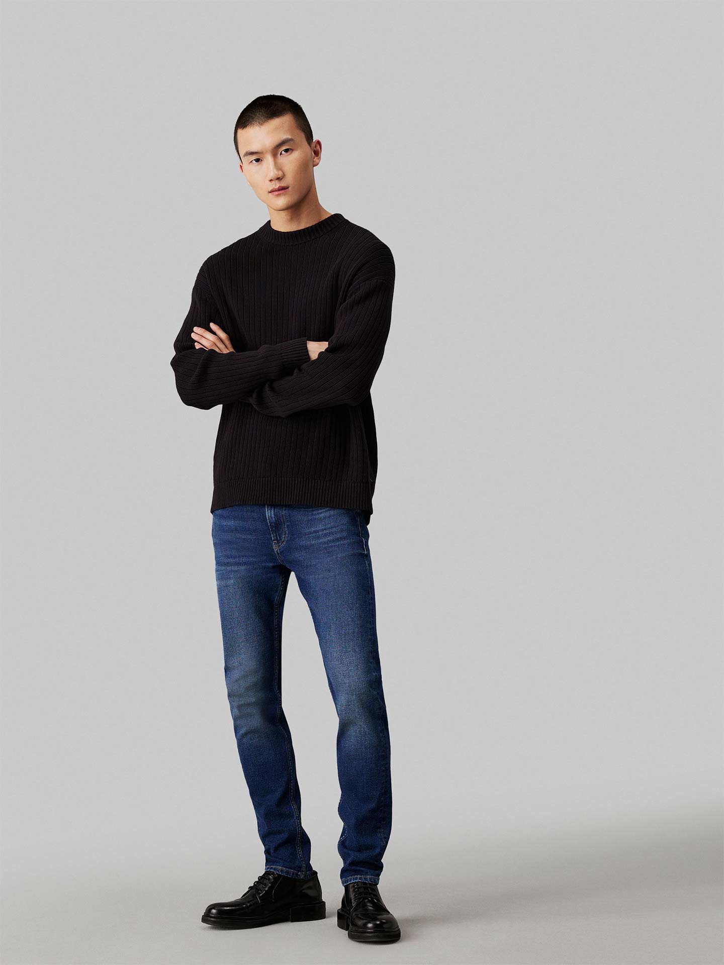 Calças de Ganga Slim Fit