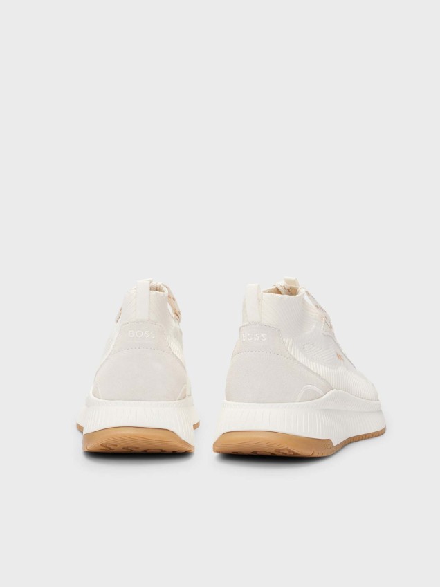 Sapatilhas Combinadas de Cano Médio