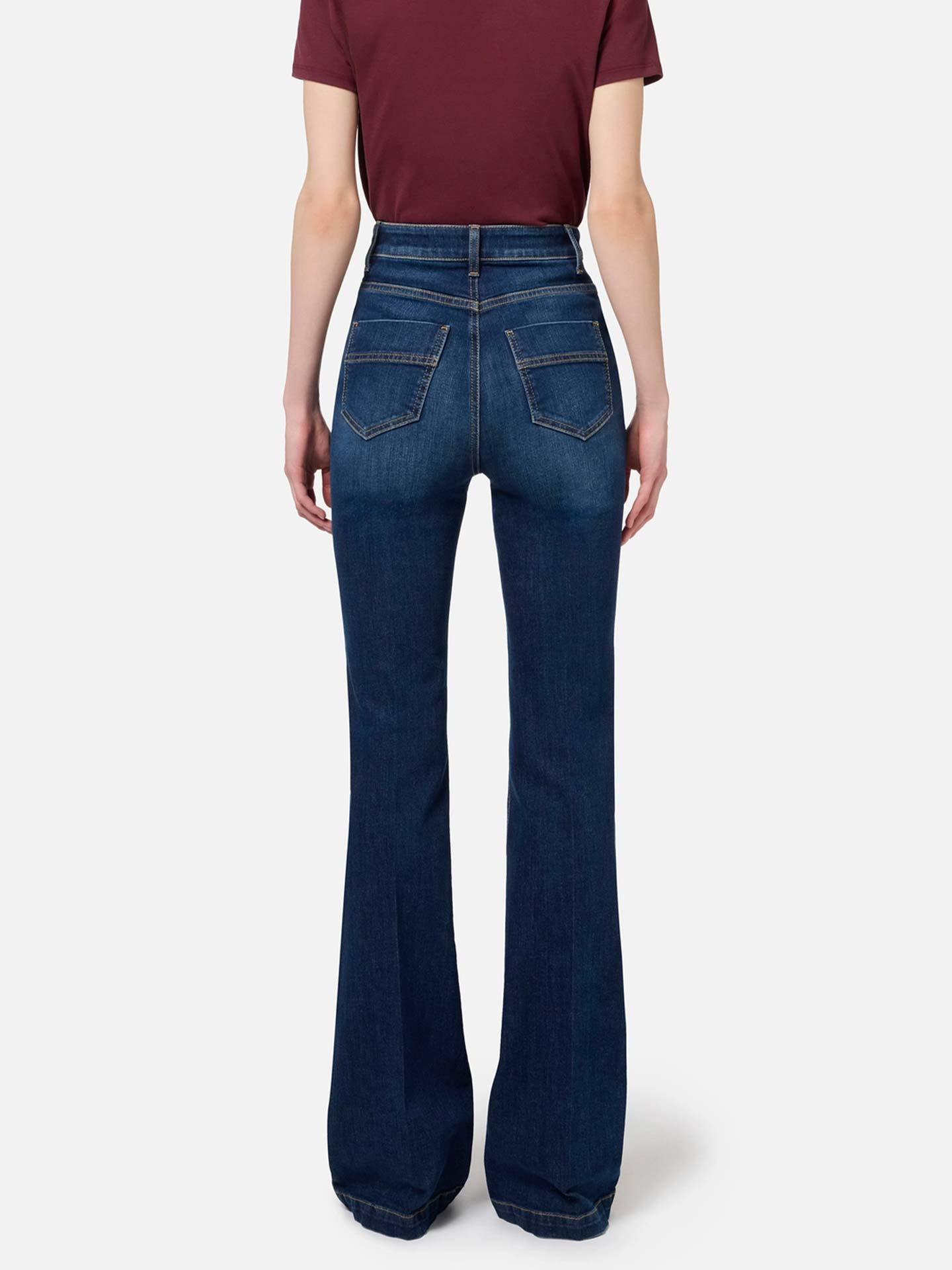 Calças de Ganga Flared Fit