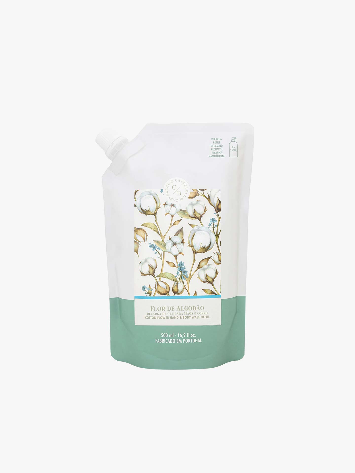 Refill Gel Mãos e Corpo Flor de Algodão