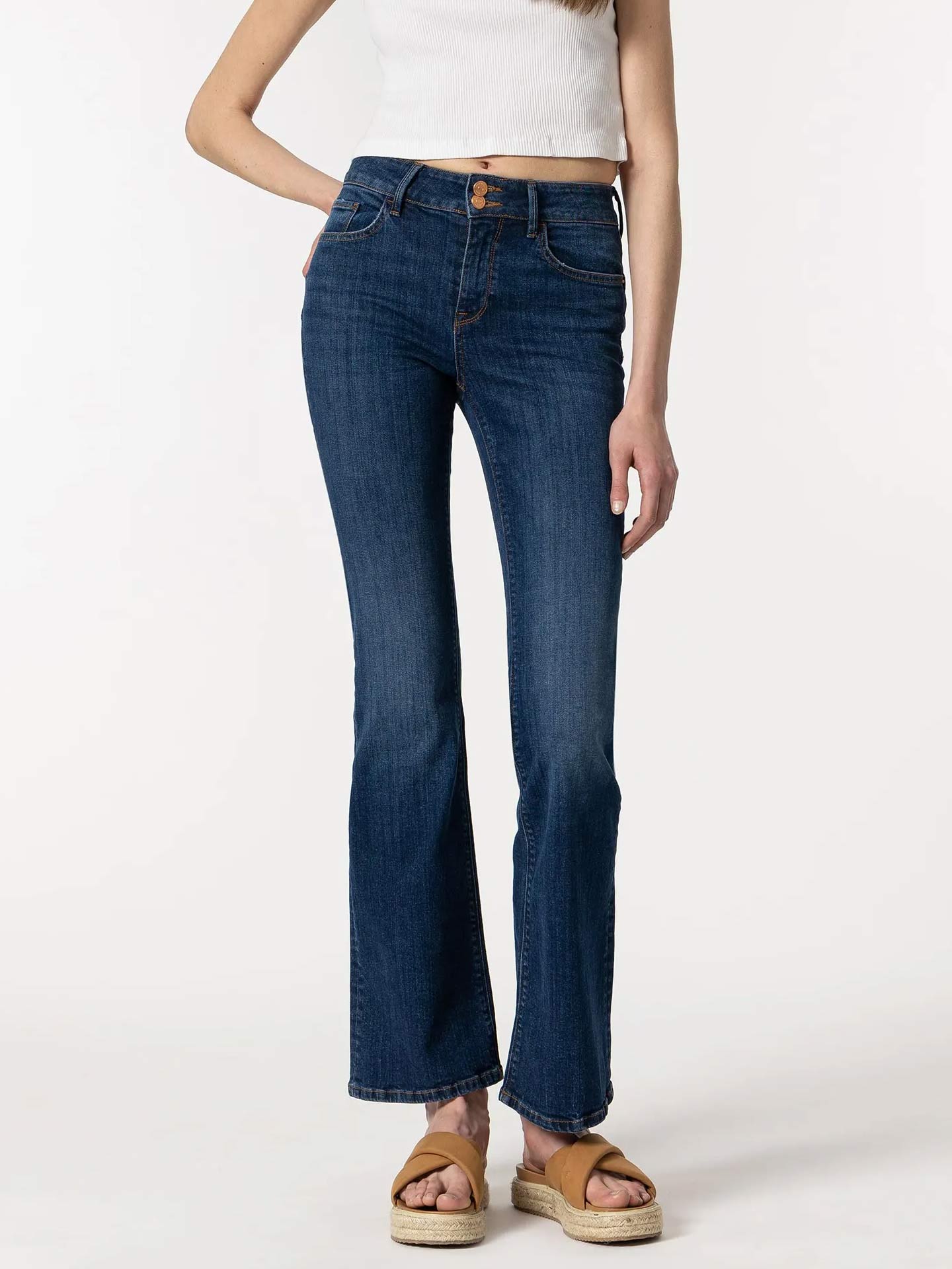 Calças de Ganga Light Push-up Bootcut