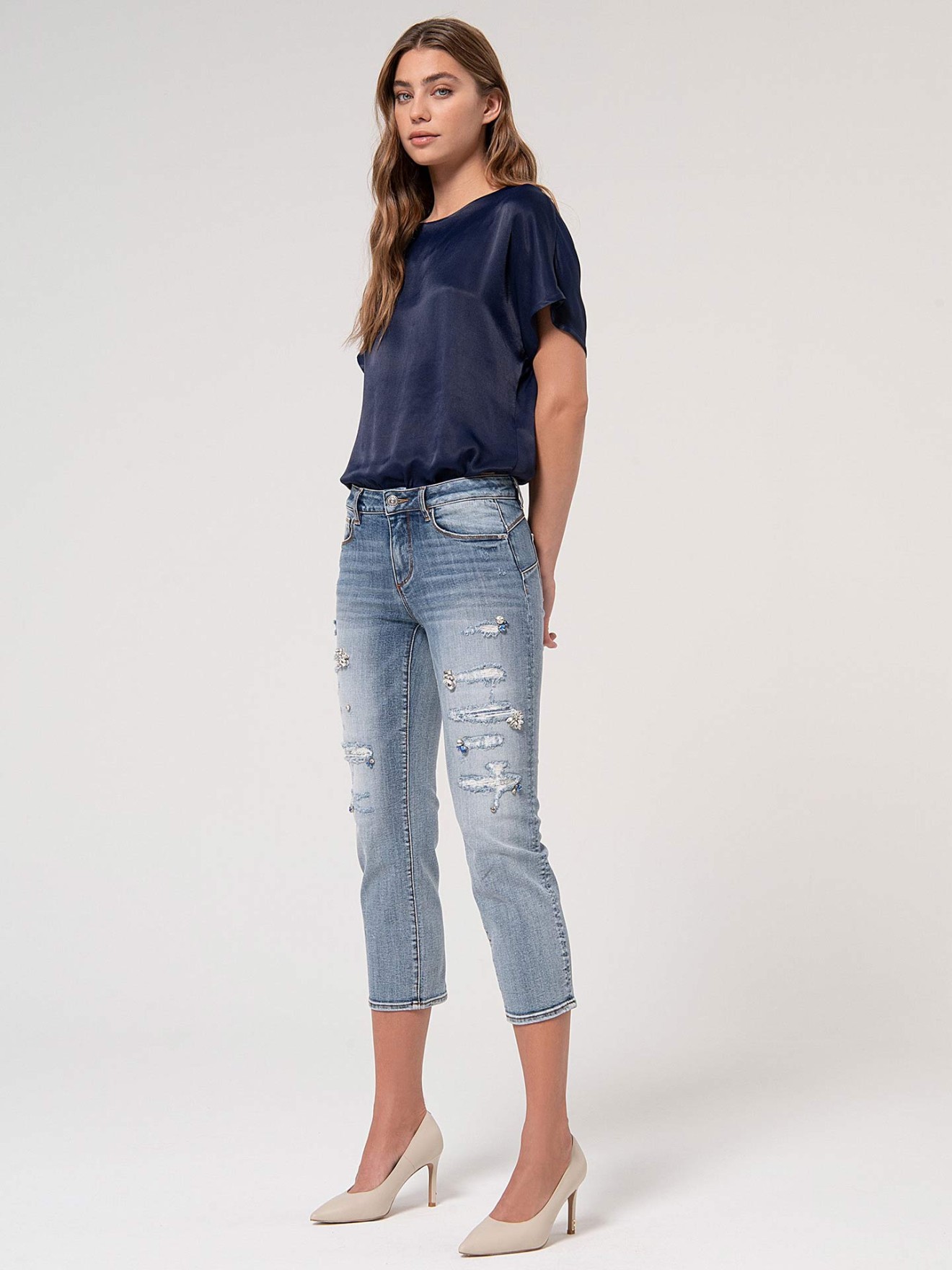 Cal�as de Ganga Cropped Fit